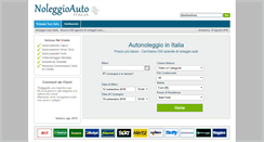 Desktop Screenshot of noleggioautoitalia.com